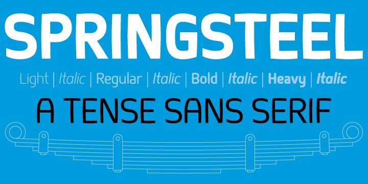 Springsteel Lig Czcionka