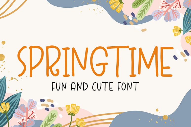 SPRINGTIME Czcionka