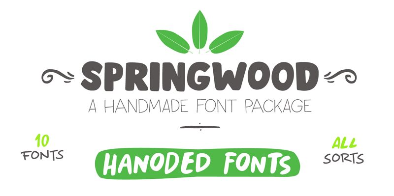 Springwood Line Czcionka