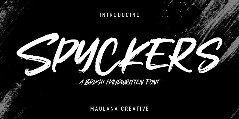 Spyckers Schriftart