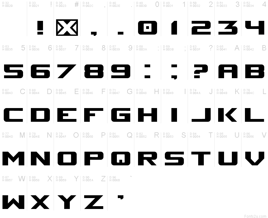 space font
