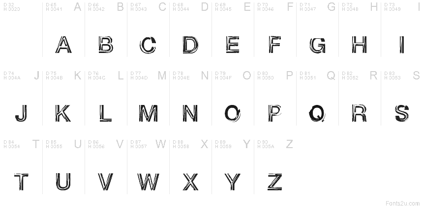 Basic Latin - charmap