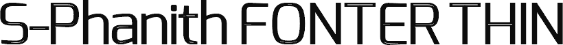 S-Phanith FONTER THIN