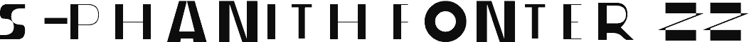 S-PHANITH FONTER ZZ