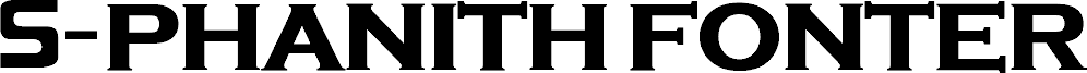 S-PHANITH FONTER