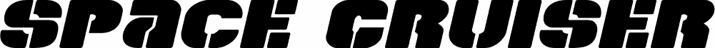 Space Cruiser Expanded Italic