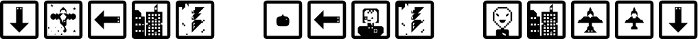space game icons Regular