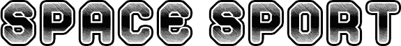Preview of the Space Sport font