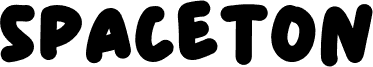 Spaceton font