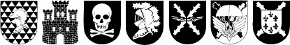 Spanish Army Shields
