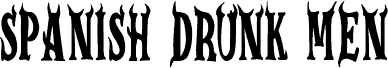 Spanish Drunk Men font