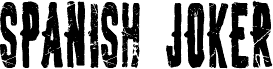 Preview of the Spanish Joker font