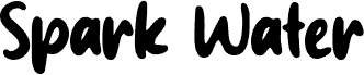Spark Water 字体