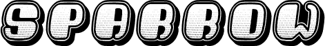 Pré-visualização da fonte Sparrow Italic