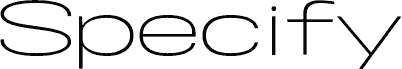Specify PERSONAL Extraexpanded Light