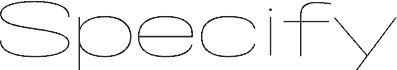Specify PERSONAL Extraexpanded Thin