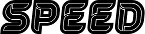 Preview of the Speed Italic font