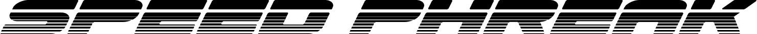 Speed Phreak Halftone Italic