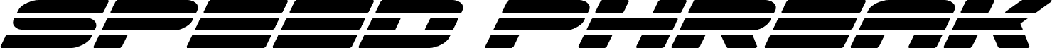 Speed Phreak Laser Italic