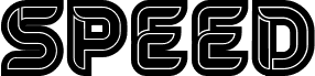 Preview of the Speed Regular font