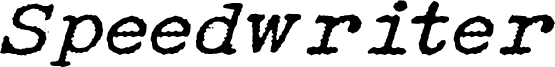 Speedwriter