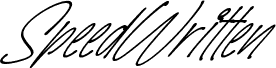 SpeedWritten Italic