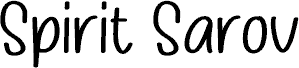 Spirit Sarov fuente
