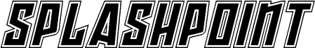 Ukážka písma Splashpoint Academy Italic