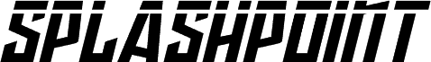 Ukážka písma Splashpoint Laser Italic