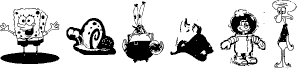 Preview of the Spongebob Dingpants font