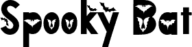Spooky Bat font