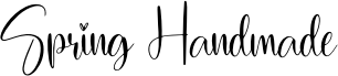 Vorschau der Schriftart Spring Handmade