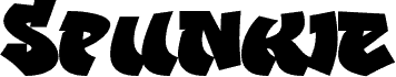 Preview of the Spunkie DEMO font