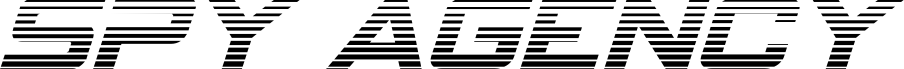 Spy Agency Gradient Italic