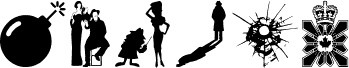 Preview of the Spycon font