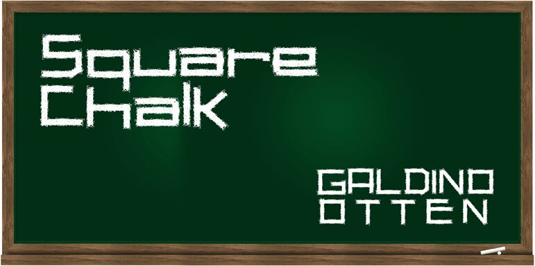Square Chalk Carattere