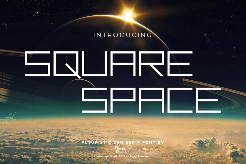 Square Space Schriftart