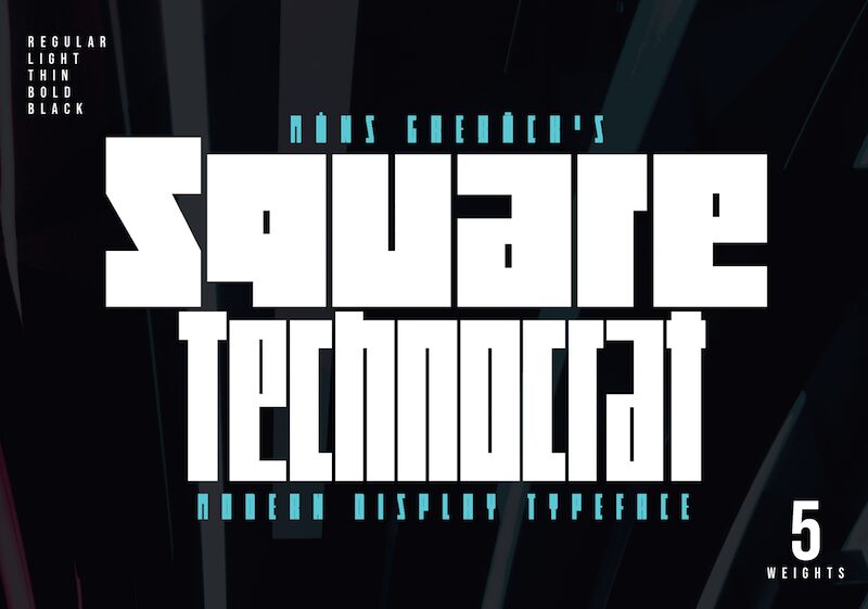Square Technocrat الخط