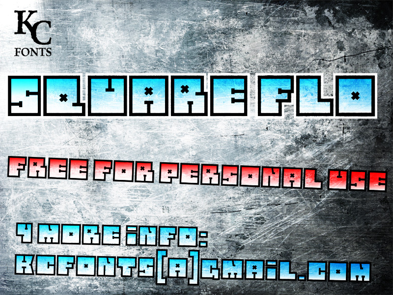 Square Flo Carattere