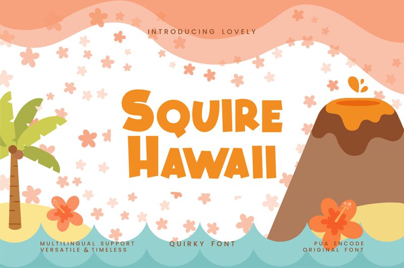 Squire Hawaii Schriftart