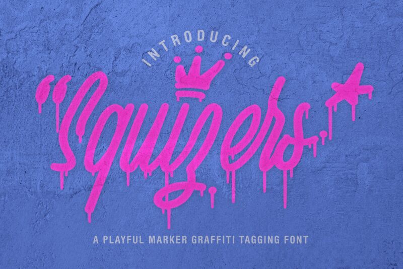 Squizers Marker Schriftart