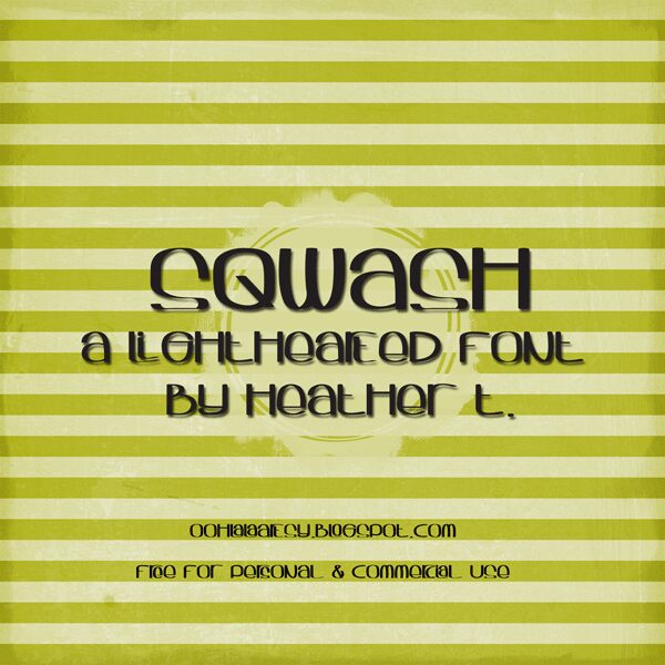 Sqwash Carattere