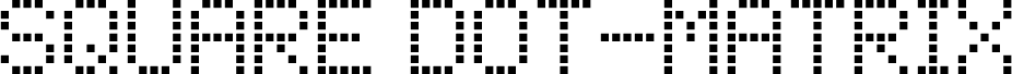 Square Dot-Matrix