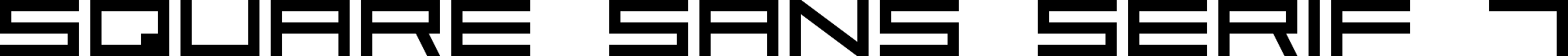 Square Sans Serif 7