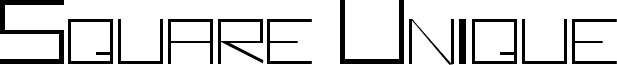 Square Unique Thin