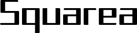Preview of the Squarea font