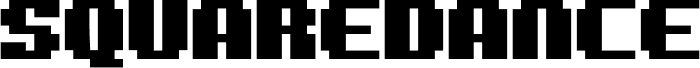 Podgląd czcionki Squaredance Font V1 Regular