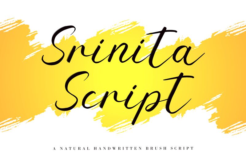 Srinita Script Schriftart