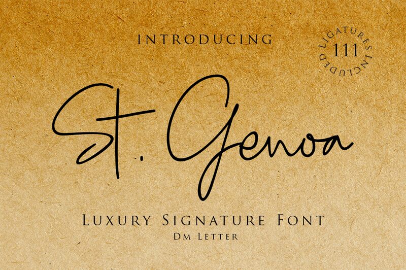 St. Genoa 字体