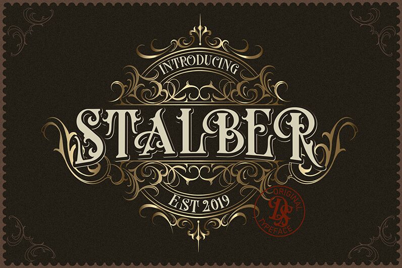 stalber Schriftart